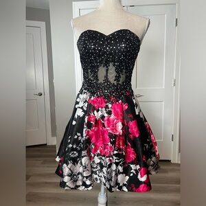 Blondie Nites by Skylar Rose Corset Embellished Dress